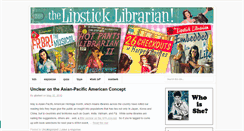 Desktop Screenshot of lipsticklibrarian.com