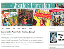 Tablet Screenshot of lipsticklibrarian.com